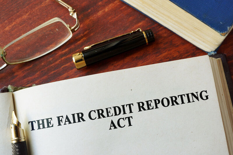 The Fair Credit Reporting Act FCRA written on a page.